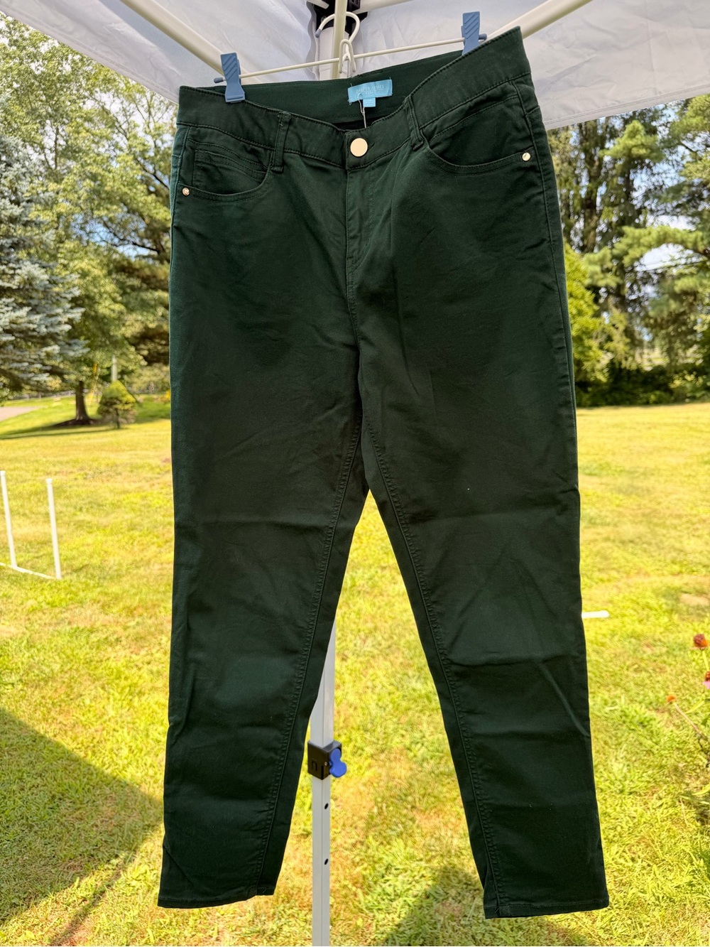 Draper James Dark Green Jeans